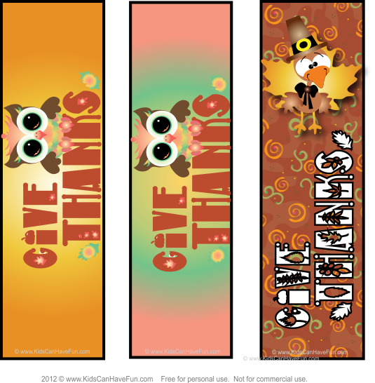 Download Cute Thanksgiving Bookmarks Clipart Thanksgiving - Thanksgiving (535x546), Png Download