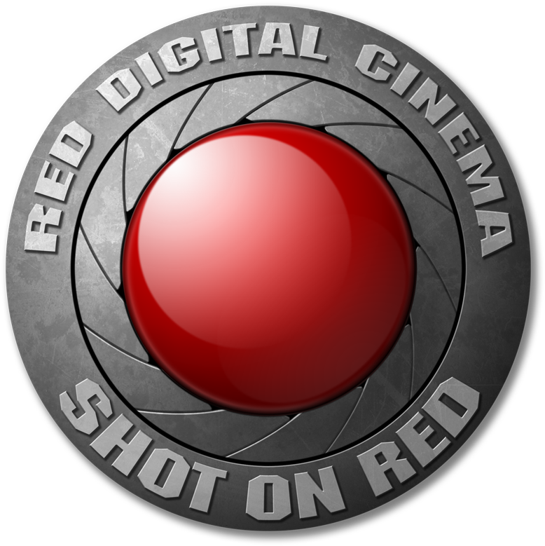 "shot On Red" Logo - Red Digital Cinema Png (864x864), Png Download