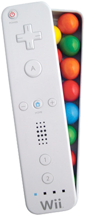 Nintendo Wii Controller Gum - Nintendo Wii Controller (500x500), Png Download