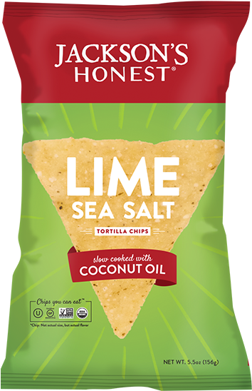 Lime & Sea Salt Tortilla Chips - Jackson's Honest Tortilla Chips (400x600), Png Download