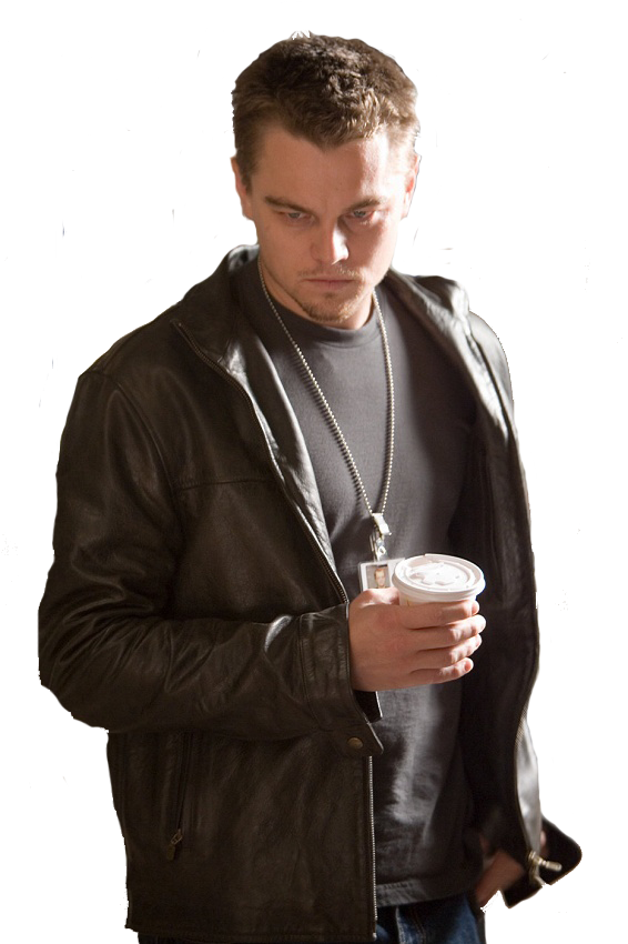 Leonardo Dicaprio Png Image - Dicaprio The Departed (566x850), Png Download