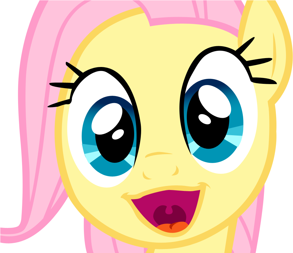 Fluttershy Applejack Rarity Rainbow Dash Face Nose - Ojos Para Piñata De Unicornio (680x562), Png Download