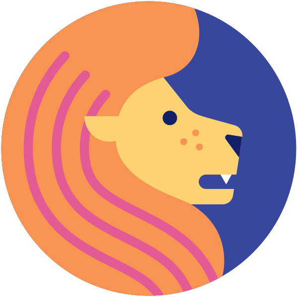 Leo Facts - Leo Zodiac Sign (600x599), Png Download