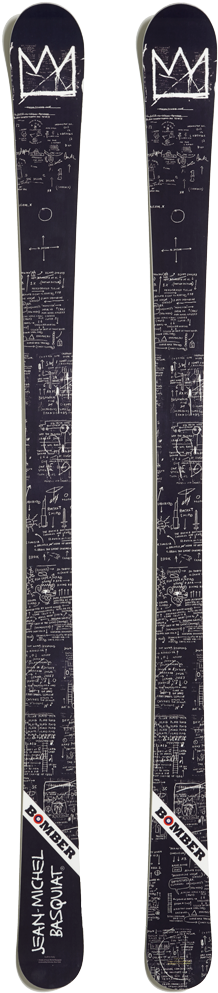 All Mountain Artist Series Basquiat Crown Ski - Jean-michel Basquiat Tuxedo, 1982-3 Modern Art Art (279x1024), Png Download
