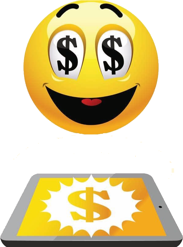 Emoji - Dolares - Emot Dollar (800x800), Png Download