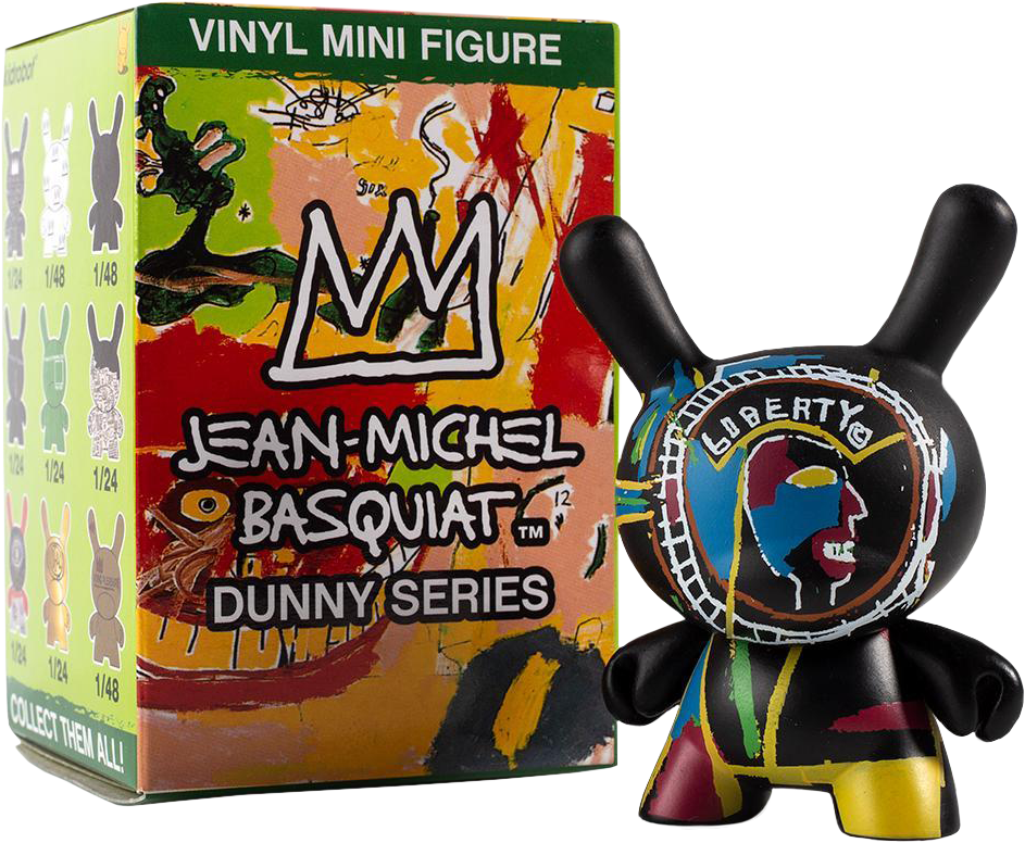 Jean-michel Basquiat Mini Series Blind Box 3” Vinyl - Jean Michel Basquiat Art (943x776), Png Download