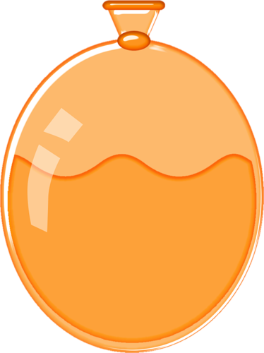 Water Balloon Png Svg Royalty Free - Water Balloon Clipart (374x500), Png Download