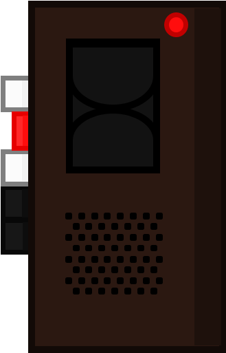 Tape Recorder Body On - Wiki (356x549), Png Download