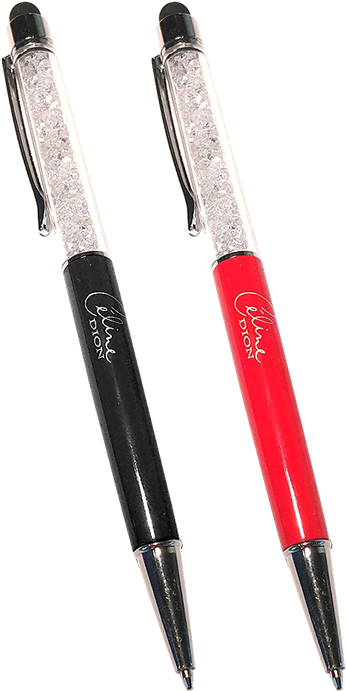 Picture Of Céline Signature Crystal Pens - Celine Dion (800x799), Png Download