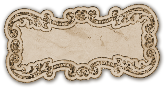 Free Vintage Label Templates - Chocolate Lover's Message Cards By Rosie Shalhoub (640x340), Png Download