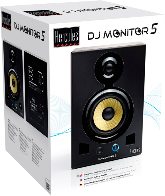 Dj Monitor 5 - Dj Speakers Packaging (715x715), Png Download