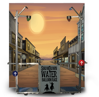 Showdown Water Balloon - Water (500x334), Png Download