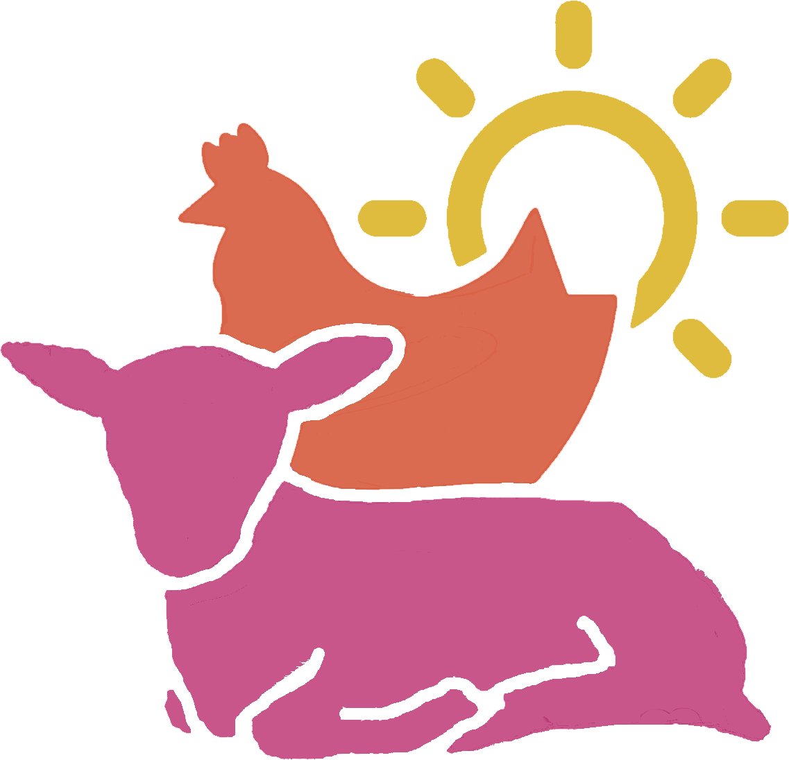 Pure Pasture Farms Vector Freeuse Download - Pasture Raised Clipart (1137x1096), Png Download