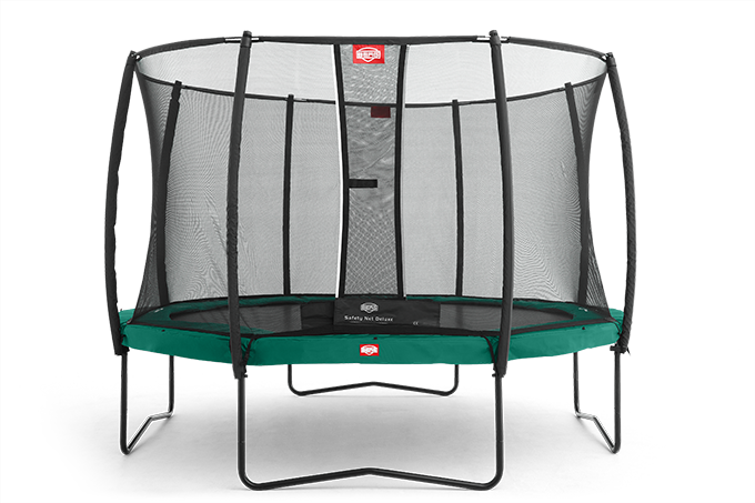 Image - Image - Berg Champion Deluxe Regular 11ft Trampoline With Safety (680x453), Png Download