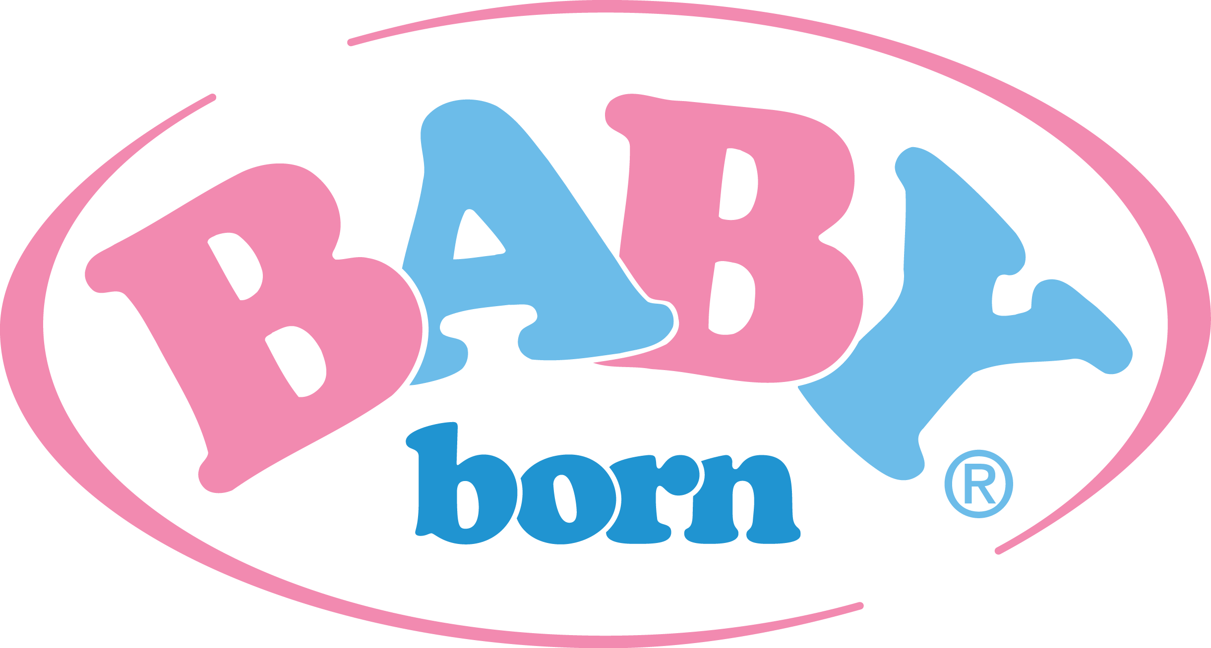 Baby Born Png Transparent Baby Born - Baby Born Logo (2442x1308), Png Download