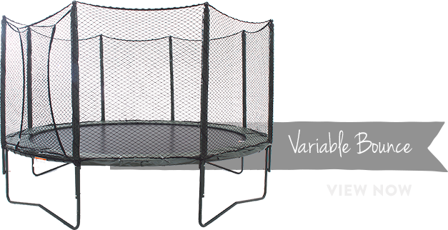 Explore Our Products - Alleyoop 12' Variablebounce Trampoline And Safety Net (627x322), Png Download