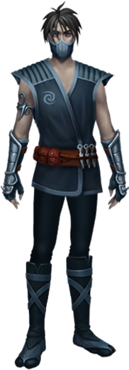Female Ninja Set - Action Figure (258x535), Png Download