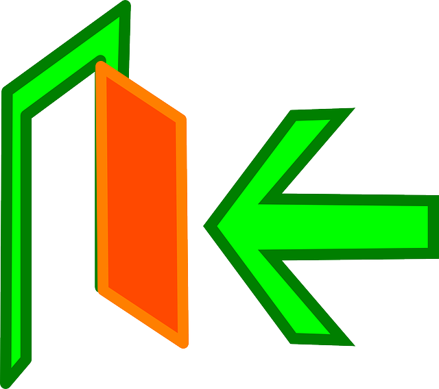 Icon, Entrance, Exit, Enter, Theme, Action - Entrance Clipart (640x568), Png Download