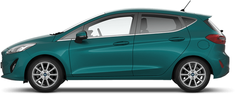 Ford Fiesta Titanium - New Fiesta Black St Line (850x480), Png Download
