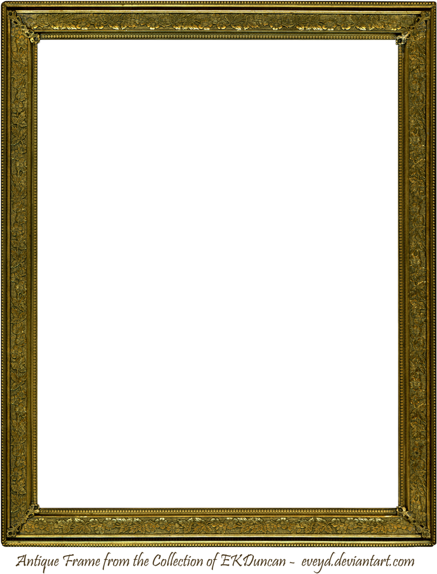 Vintage Wood Frame Png - Picture Frame (900x1167), Png Download