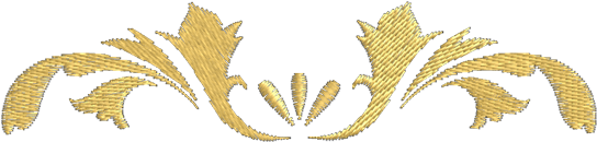 Ornamento Ouro - Embroidery (600x600), Png Download