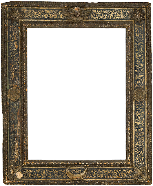 L1771 - Art Painting Frame Black (576x678), Png Download