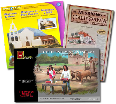Mission Kit Collage - 1/48 Ca Mission Indians Set 2 (400x361), Png Download