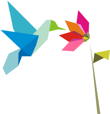 Download Origami - Origami Flower (400x400), Png Download