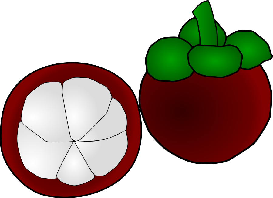 How To Set Use Mangosteen Thai Fruit Clipart (900x652), Png Download