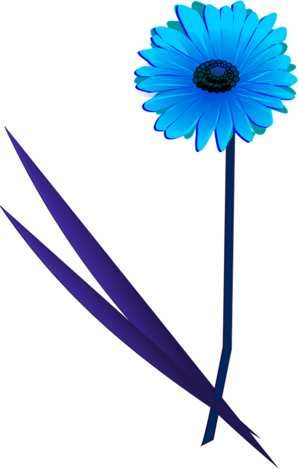 Vector Clip Art - Flower Clipart (600x943), Png Download
