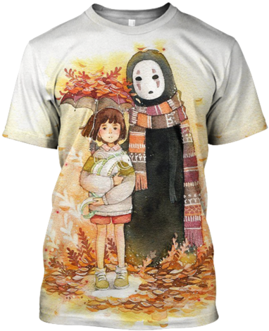 3d Spirited Away Tshirt - Harm's Way Posthuman Vinyl (500x500), Png Download