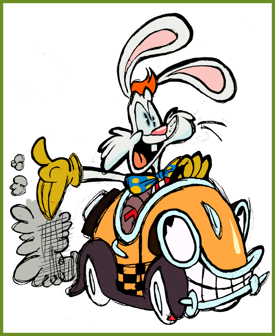 Amazing Roger Rabbit And Benny The Cab Pict Of House - Clip Art (908x1108), Png Download