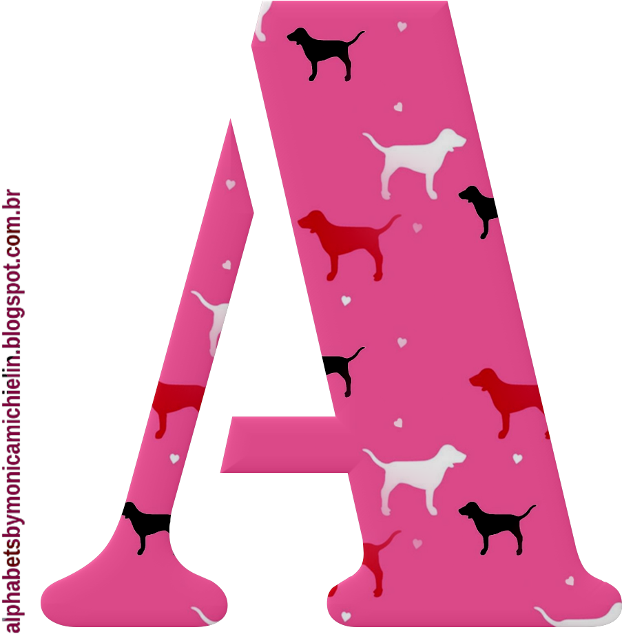 Victoria Secret Alphabet Png - Victoria Secret Pink Dog (1008x967), Png Download