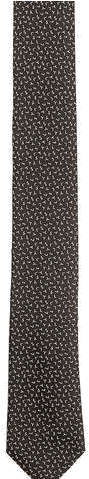 Saint Laurent Tie Monogram (420x478), Png Download