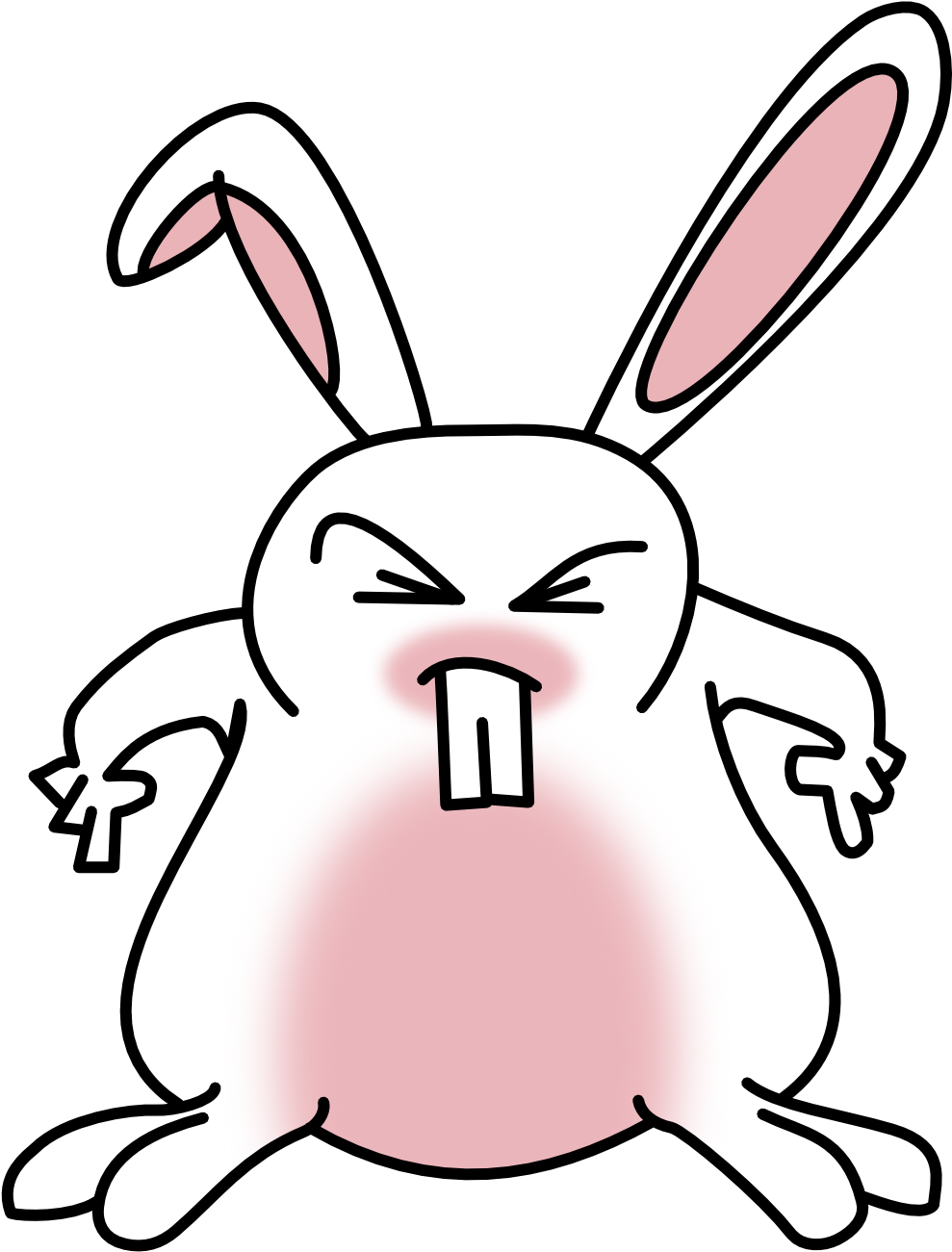 Bunny Rabbit Clip Art - Rabbit Clip Art Jpg (999x1399), Png Download