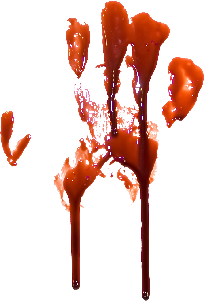 Este Pack Contiene 22 Renders De Sangre En Formato - Blood Hand Print Transparent Background (743x1034), Png Download