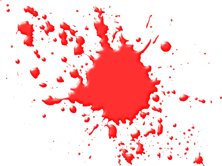 Sangre - Cartoon Blood Splatter Png (800x566), Png Download