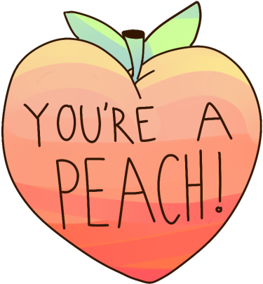 Orange Fruit Clipart Png - Transparent Peach (500x523), Png Download