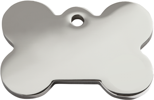 Diamante Medium Bone 38x25mm Dog Tag By Red Dingo - Bone Dog Tag (500x500), Png Download