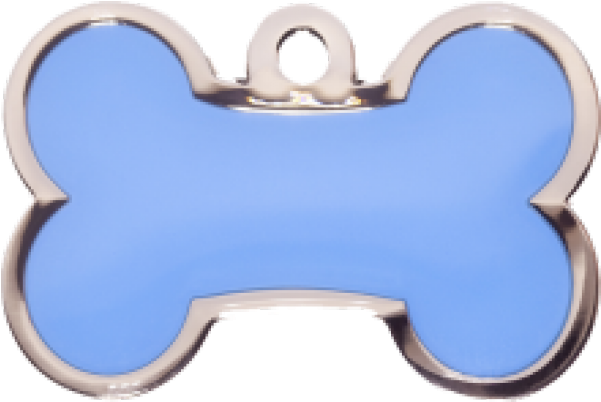 Dog Bone Tag Png Vector Freeuse Library - Blue Bone Dog Tags (600x550), Png Download