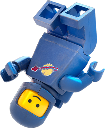 Lego Movie Benny (365x446), Png Download