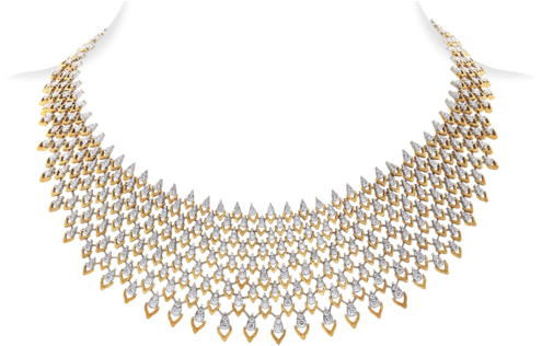 Diamond Necklace - Diamond Necklace Nirav Modi (500x328), Png Download