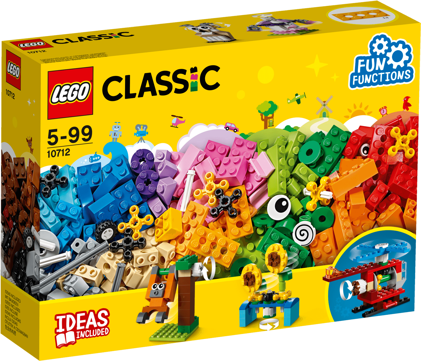Lego Classic Bricks And Gears (2400x1800), Png Download