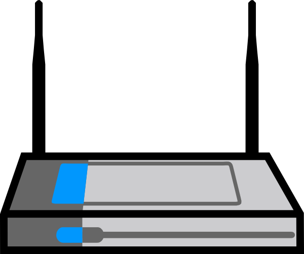 Small - Clip Art Router (600x502), Png Download