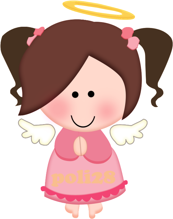 Angelitas Para Bautizo - Angelitas Bonitas Para Bautizo (682x1023), Png Download