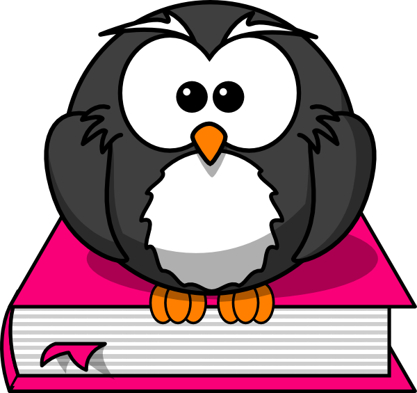Owl Book Clip Art - Cartoon Owl Shower Curtain (600x565), Png Download