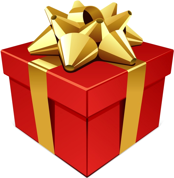 Regalos Navidad Png - Present Bow (888x780), Png Download