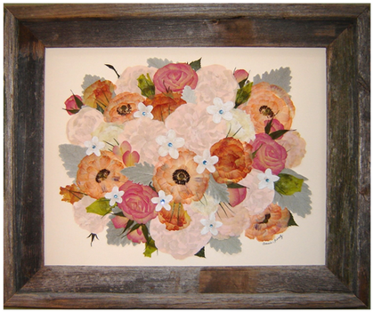 Please Choose Your Matte Color & Frame Size In The - Flower Bouquet (498x498), Png Download