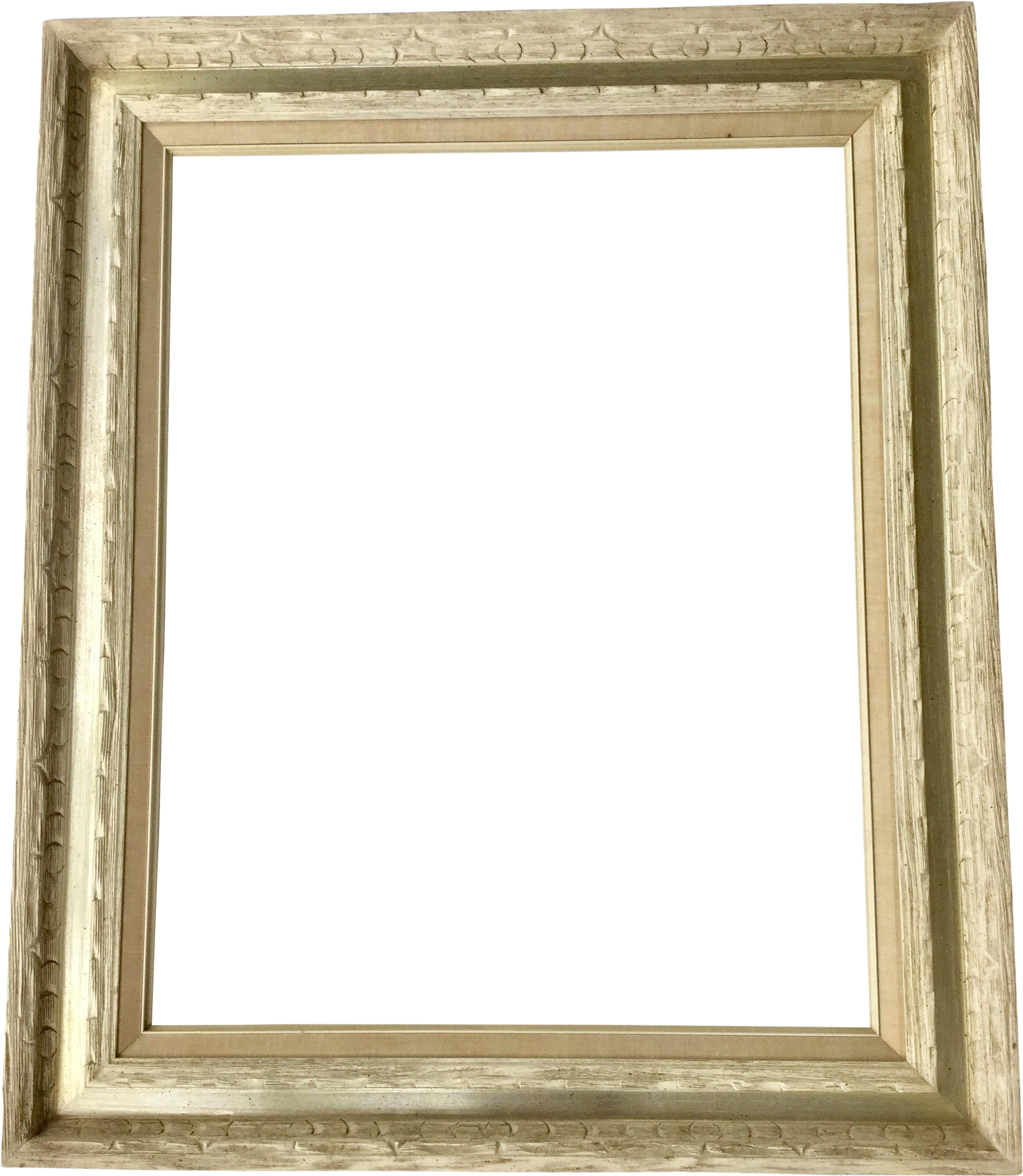 M#century Carved White Wood Frame On Chairish - Wood Frames (2517x2894), Png Download