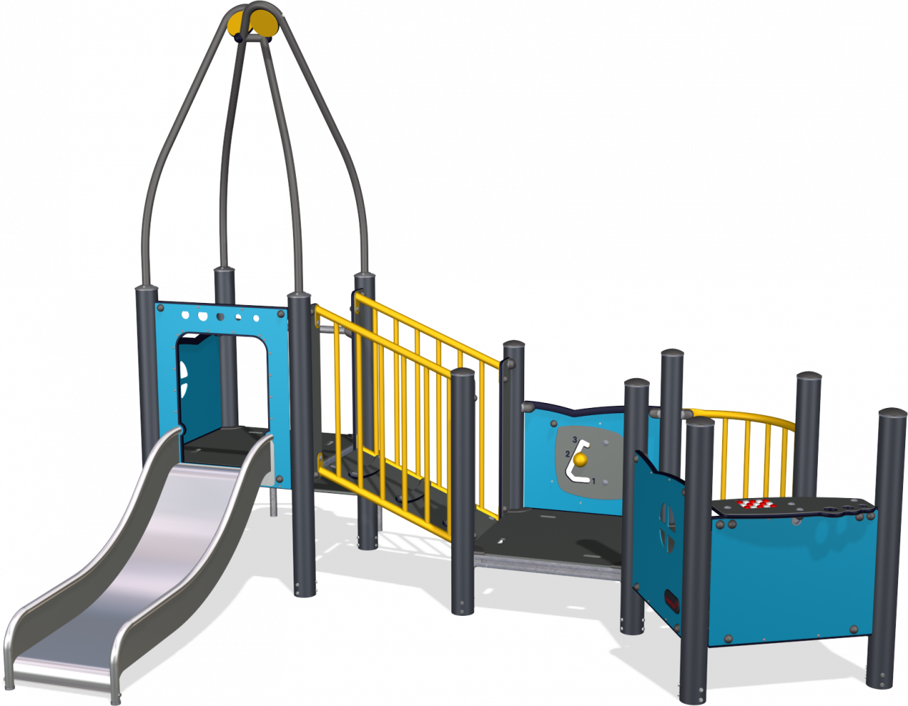 Download - Playground Slide (1280x995), Png Download